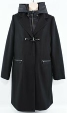 Fuchs Schmitt Women's Wool Blend Hooded Duffle Coat, Size Uk 14