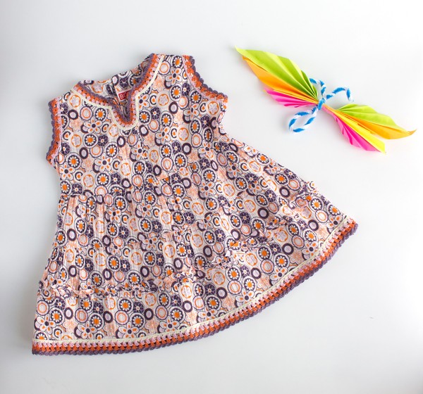 Vestido estampado de BOBOLI (Talla 9 meses)