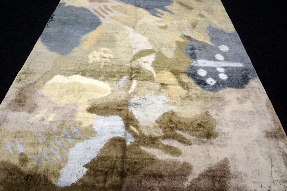 Seidenteppich China 238 x 168 cm Seide Designer Orient Teppich Handgeknüpft Rug - Bild 3 von 4