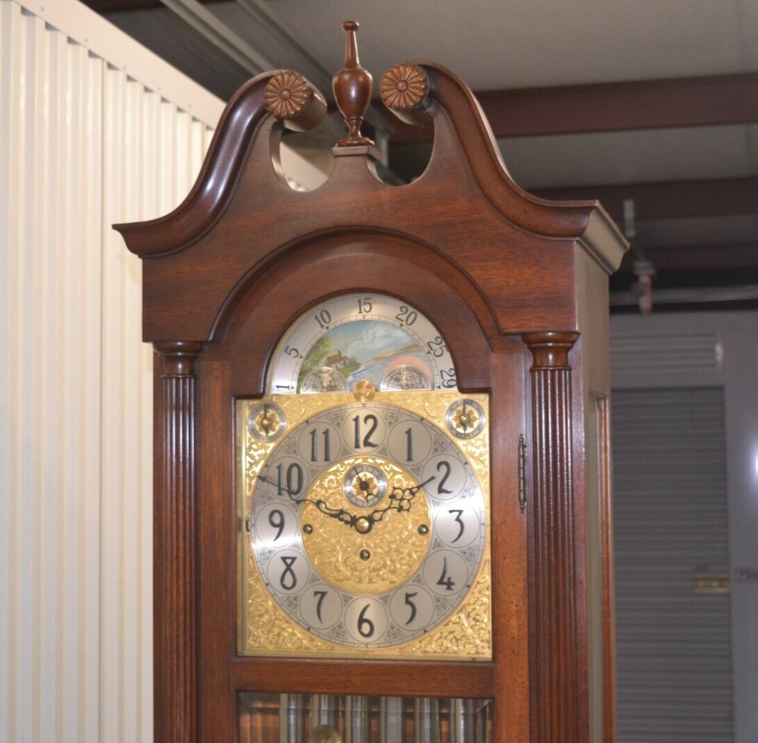 Vintage HERSCHEDE Model 217 9 Tube Grandfather Clock eBay