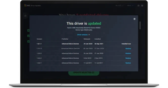 AVG Driver Updater 2025 3 Windows PC Devices 1 Year (5 Minute Delivery) - Image 4 of 4