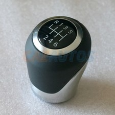 Schaltknauf 6-Gang Leder Schaltgetriebe Knauf für Nissan Juke II Qashqai II