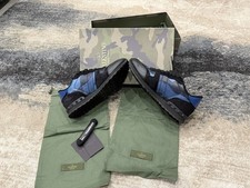 Valentino Camouflage Rockrunner Sneakers - Blue Size 41 Mint Condition RRP £680