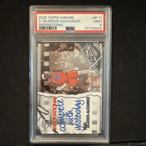2025 Topps Chrome Shai Gilgeous-Alexander Base (PSA 9)