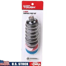 2 Inch Surface Prep Kit Sanding Discs Pads Backer Plate Tool Die Grinders Drills