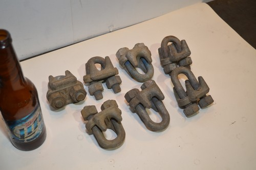 LOT of 7 WIRE ROPE CLIP 3/4 INV=30922