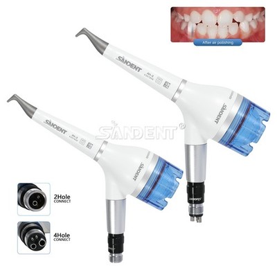 Dental Lab Air Flow Teeth Polishing Polisher Hygiene Prophy Handstück 2/4Hole