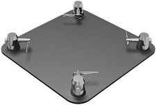 12" X 12" Black Matte Square Base Plate for F34 Style Truss