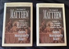 2001 THE GOSPEL OF MATTHEW By James Montgomery Boice, 2 Volume Set