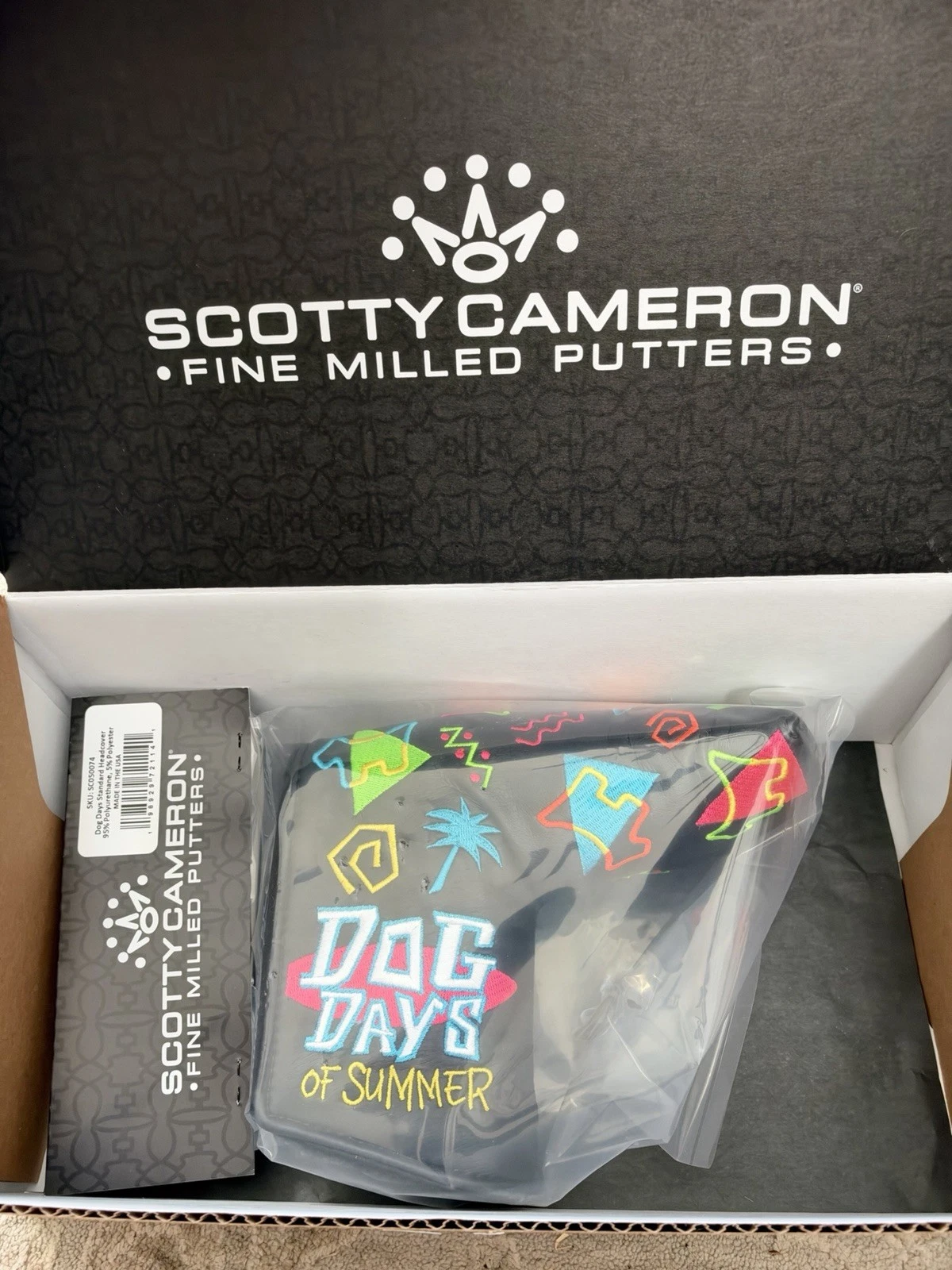 ☀️ Brand New Scotty Cameron 2026 Dog Days of Summer Headcover Sealed ☀️
