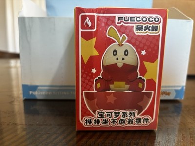 Pokémon Fuecoco Sitting Figurine Animals Theme PVC ABS Original Box #0909