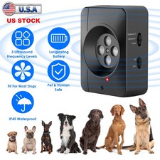 Ultrasonic Anti Barking Device for Most Dogs 3 Frequency Levels 32.8FT Range
