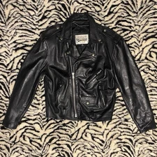 Open Road - Vintage Leather Biker Jacket!