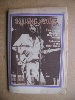 Rolling Stone. #90. September 2, 1971. George Harrison Bob Dylan Concert, OZ etc