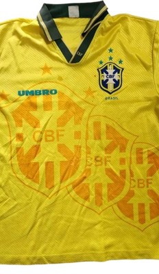 ９４年Ｗ杯　UMBRO ブラジル代表 ユニフォーム UMBRO - 94年W杯/ブラジル代表/ワールドカップ/サッカー/ユニフォーム