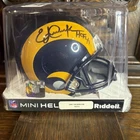 New ListingEric Dickerson Signed LA Rams 81-99 TB Mini Helmet W/HOF- Beckett W Hologram