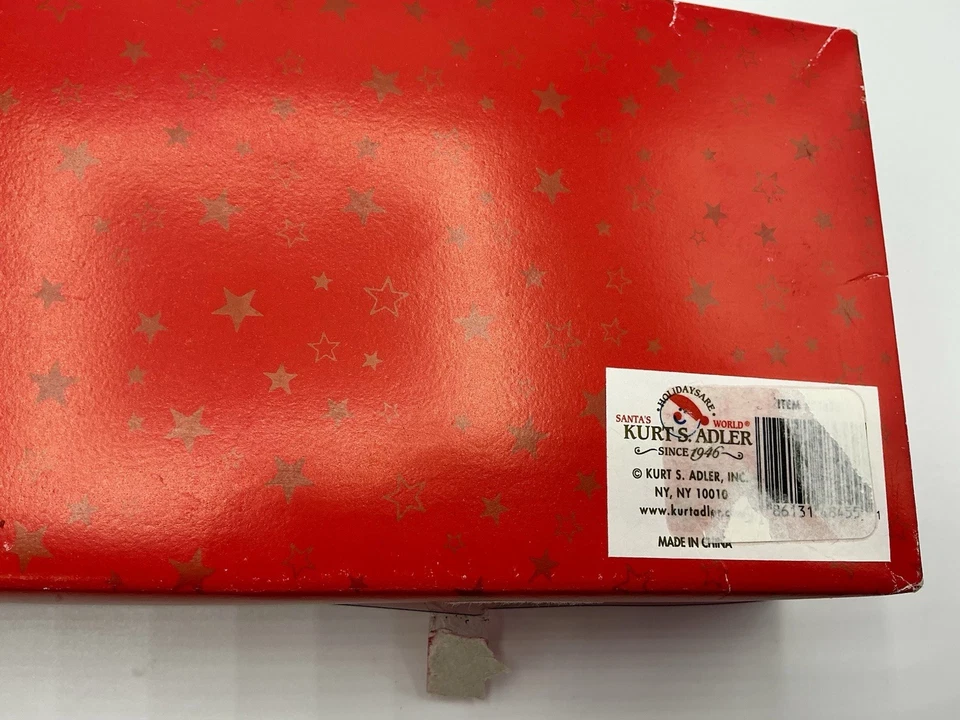 "Juego de 6 portatarjetas vintage de lugar cascanueces de Navidad Kurt Adler 3""T X 2"" con" Foto 3 de 4