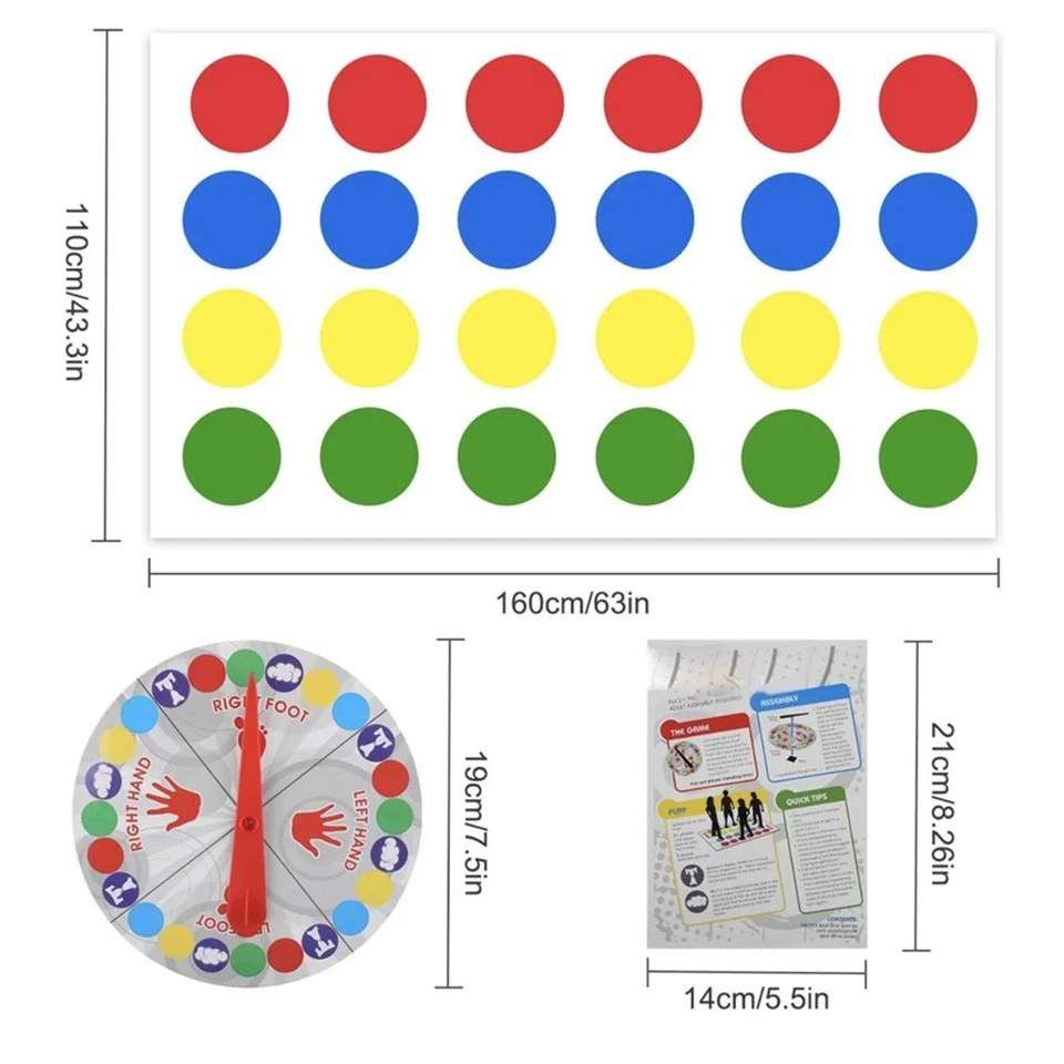 Classic Twister Party Game - Fun Family Activity for Kids & Adults - Image 3 of 4