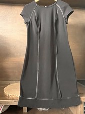 Mossimo Women's Little Black Dress SIZE MEDIUM CAP SLEEVES SLIMMING A LINE EUC