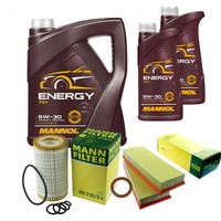 Inspektionspaket 7L Mannol 5W-30 FüR Mercedes W211 E 240 W212 R230 500 350 280