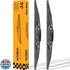 Ricambio spazzole tergicristallo AUTOBOO 15"+15" per Jeep Wrangler anteriori 