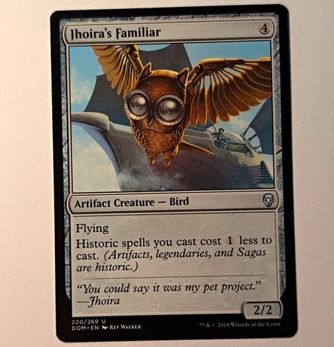 Wizards of the Coast Jhoira's Familiar Dominaria Regular Uncommon EN 220/269 - product listing photo