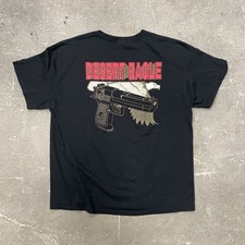 VTG Desert Eagle Magnum Research T Shirt Size XL 90s Y2K Black COD .50AE