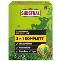 Substral® RasendüNger Premium 3In1 Komplett FüR 100 M² - 3,6 Kg