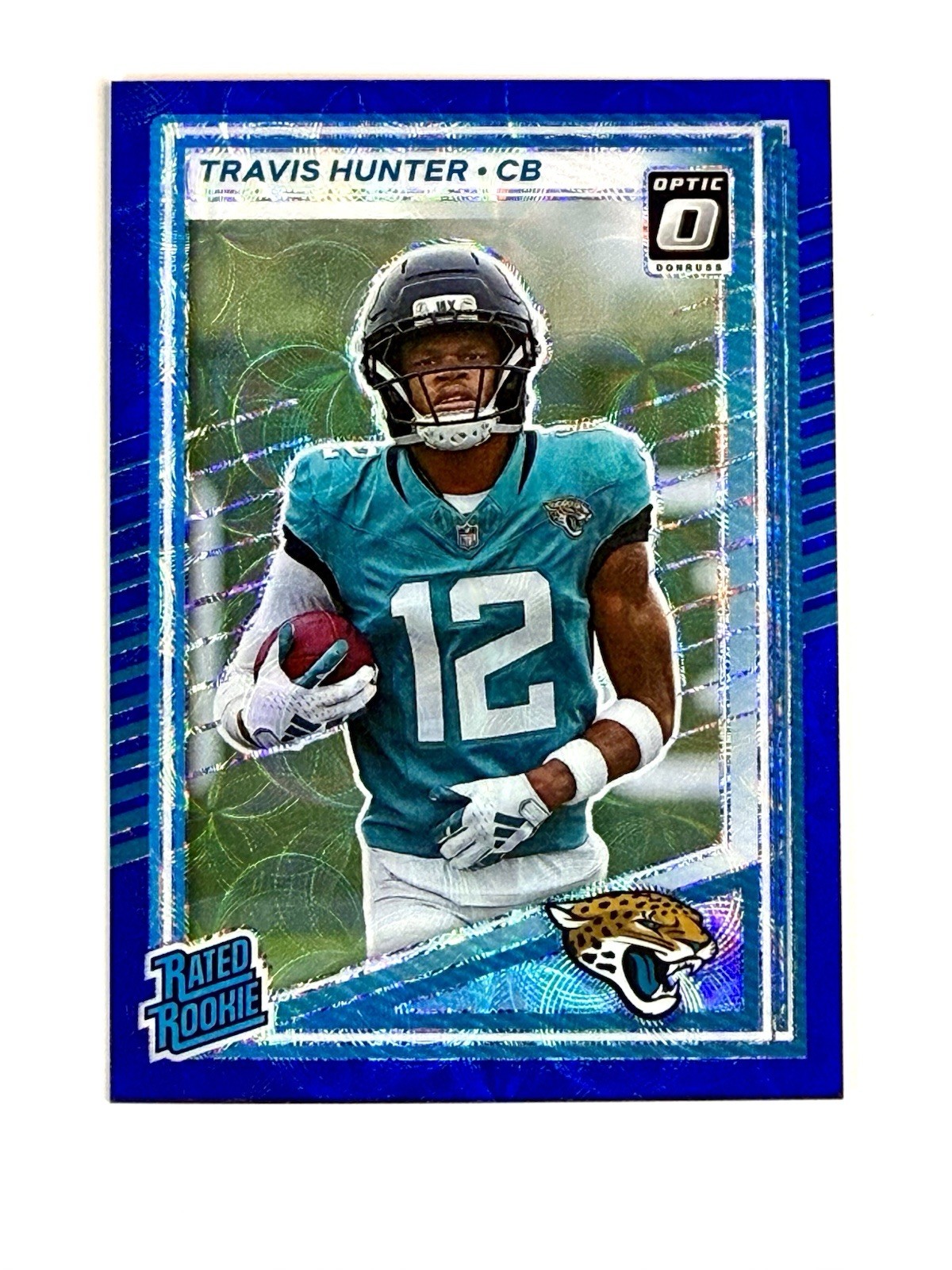 2025 Donruss Optic #201 Travis Hunter Blue Scope