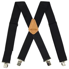 New McGuire Nicholas 115 BLACK  Suspenders 1DM-115