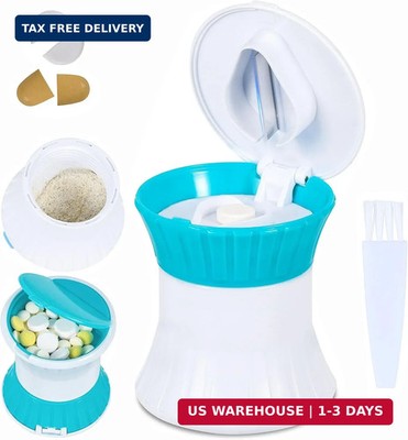 Pill Cutter and Splitter for Small or Large Pills - [3 in 1] - Tablets Crusher G