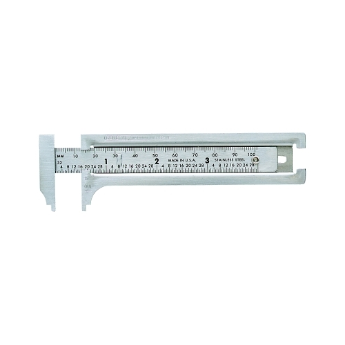 General Tools Taschenmessschieber, 0 Zoll/0 mm - 3 Zoll/75 mm, Edelstahl - 1 pro EA - Bild 1 von 1