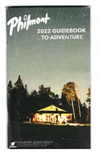 PHILMONT SCOUT RANCH * 2022 GUIDEBOOK TO ADVENTURE * 1 BOOK * FRONT & BACK VIEWS