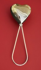 Sterling Silver Heart Rattle N Monogram unused