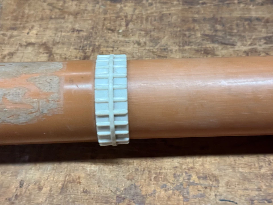 Винтажный телескопический жесткий пластиковый футляр для удилища Flambeau дорожный защитный контейнер - Изображение 2 из 4