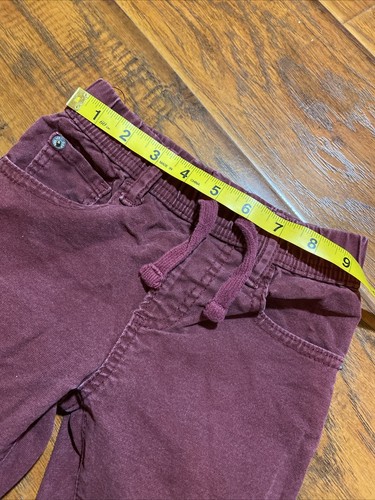Girl’s 4t Slim Maroon Jean - Picture 2 of 6