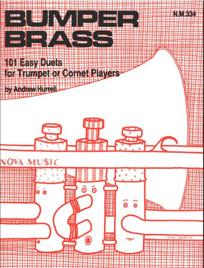 Learn To Play Easy 101 Duets Trumpet Cornet Bumper Brass Music Book - Hurrell!!