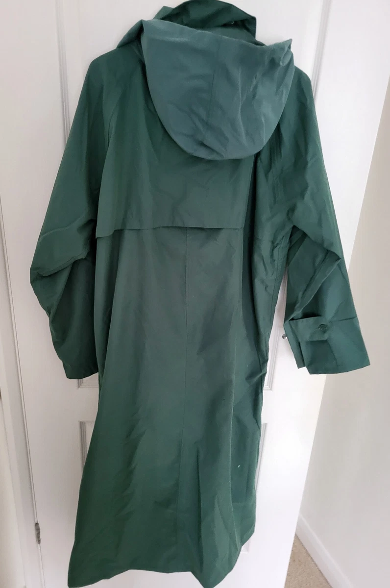 Rainmac Midhurst Hooded Raincoat Green Size Large Excellent Condition