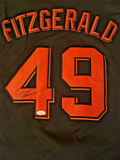 TYLER FITZGERALD  San Francisco Giants Signed Auto Autographed Jersey JSA XL
