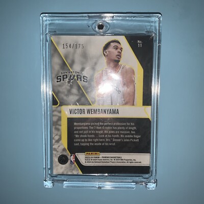 2023-24 Panini Phoenix- Green Lazer Fade To Black #11 Victor 2023-24 Panini Phoenix- Green Lazer Fade To Black #11 Victor