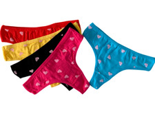 New 5 Boyshorts Panties Cotton Underwear Womens Ladies Girls Size M L XL HF770-1