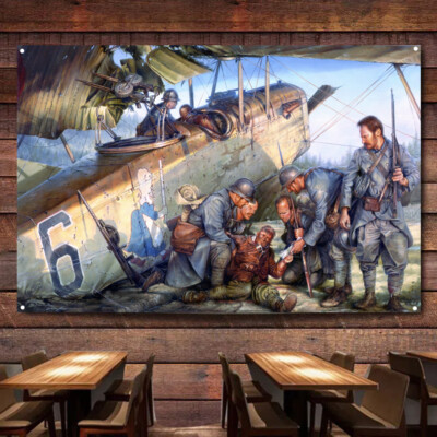 The Highest Possible Courage Fighter Jet Posters & Prints Flag Home Decor Banner