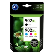 4PK 902XL Ink Cartridge for HP 902XL OfficeJet Pro 6960 6968 6970 6975 6978 6961