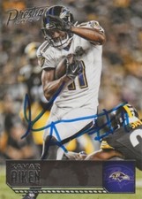 Kamar Aiken 2016 Panini Prestige Signed Autograph Ravens Colts