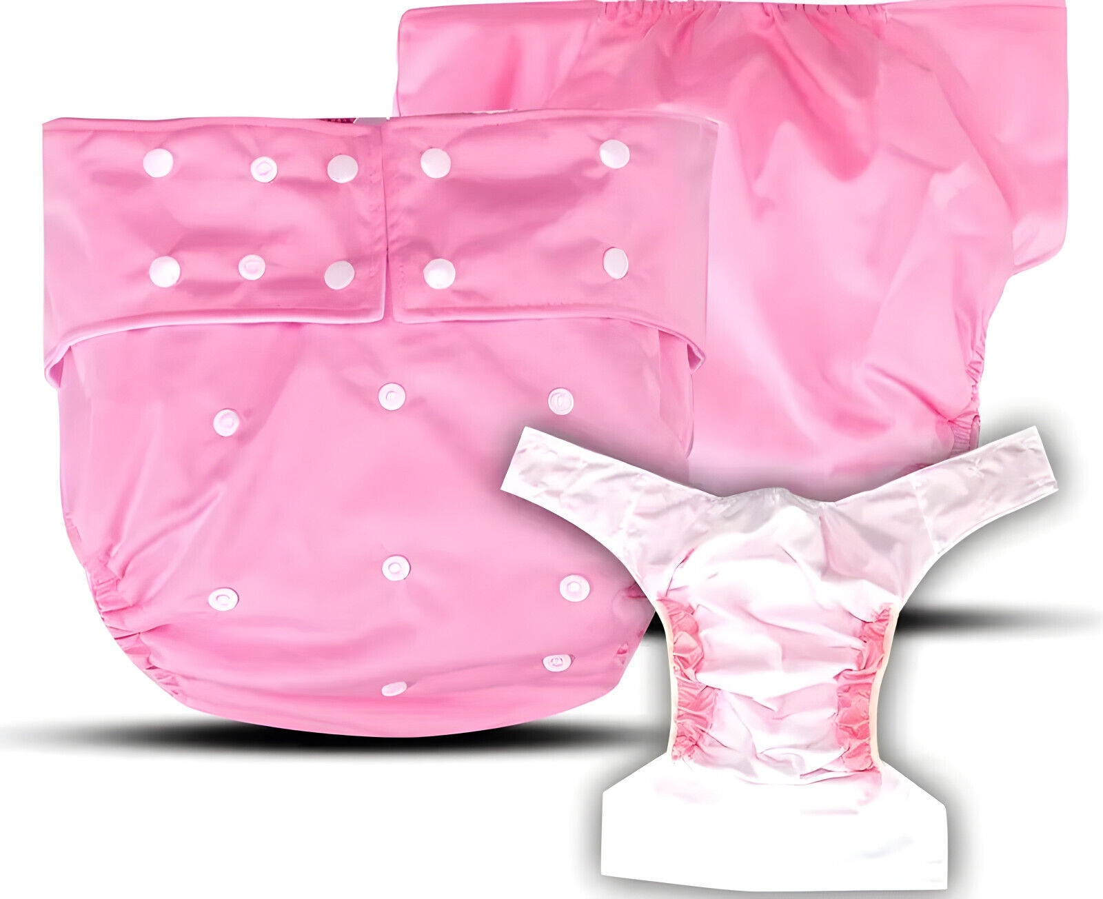 Adult Nappy Diaper Washable Incontinence Pants Pad Knickers Adjustable