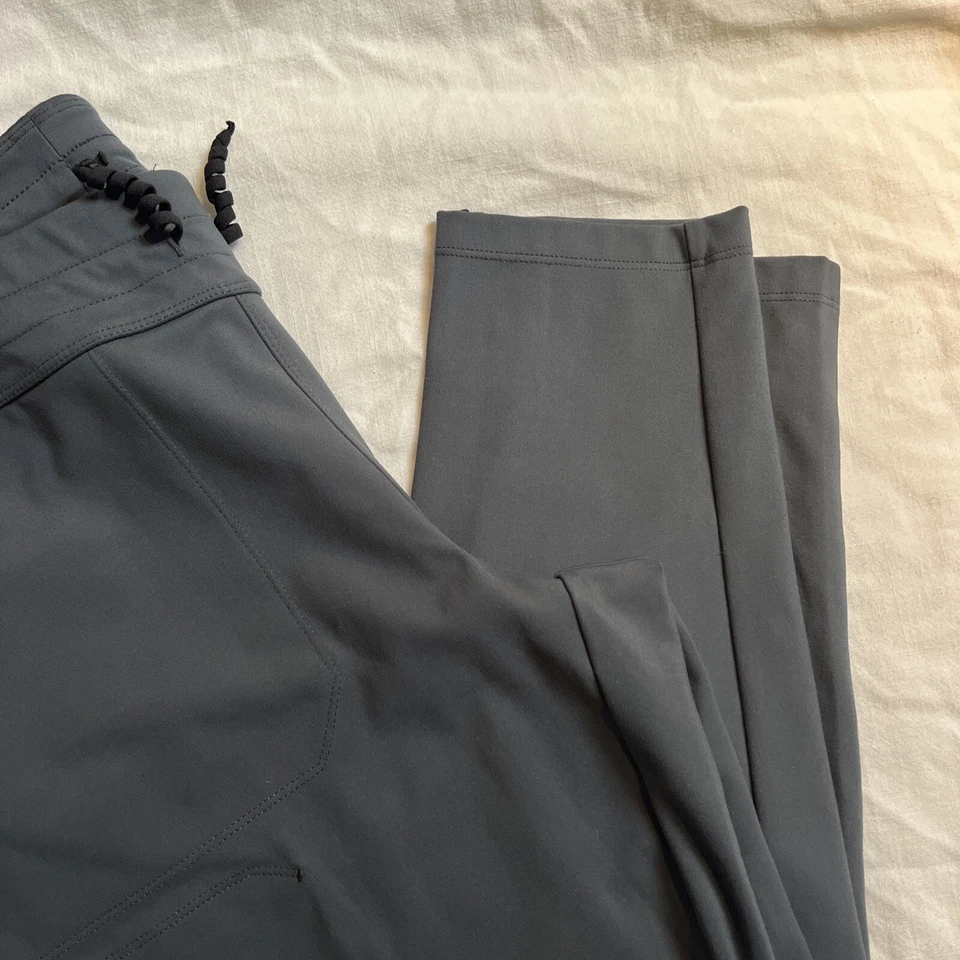 Calça Royal Robbins feminina S cinza reta esportes ao ar livre 036 - Imagem 2 de 4