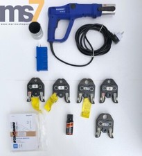 GEBERIT NOVOPRESS EFP203 HYDRAULIC PRESSING TOOL WITH 5 DIE SETS 220-240 V #NEW