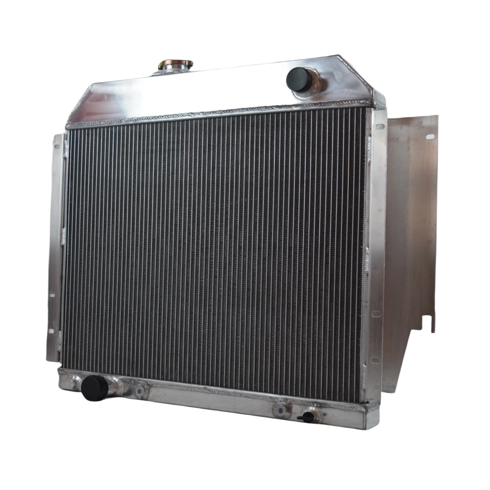 Radiador de 3 filas para Ford E100 E150 E250 E350 Econoline 1979-1991 5,0 L 5,8 L Foto 2 de 4