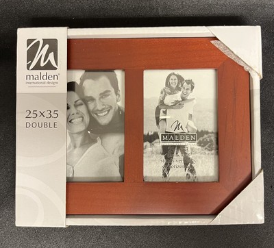 Malden 2.5'' x 3.5'' DOUBLE PICTURE FRAME NIB
