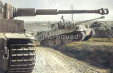 WW2 Picture Photo 1944 Grossdeutschland Tiger tanks deploy near Romania  4148